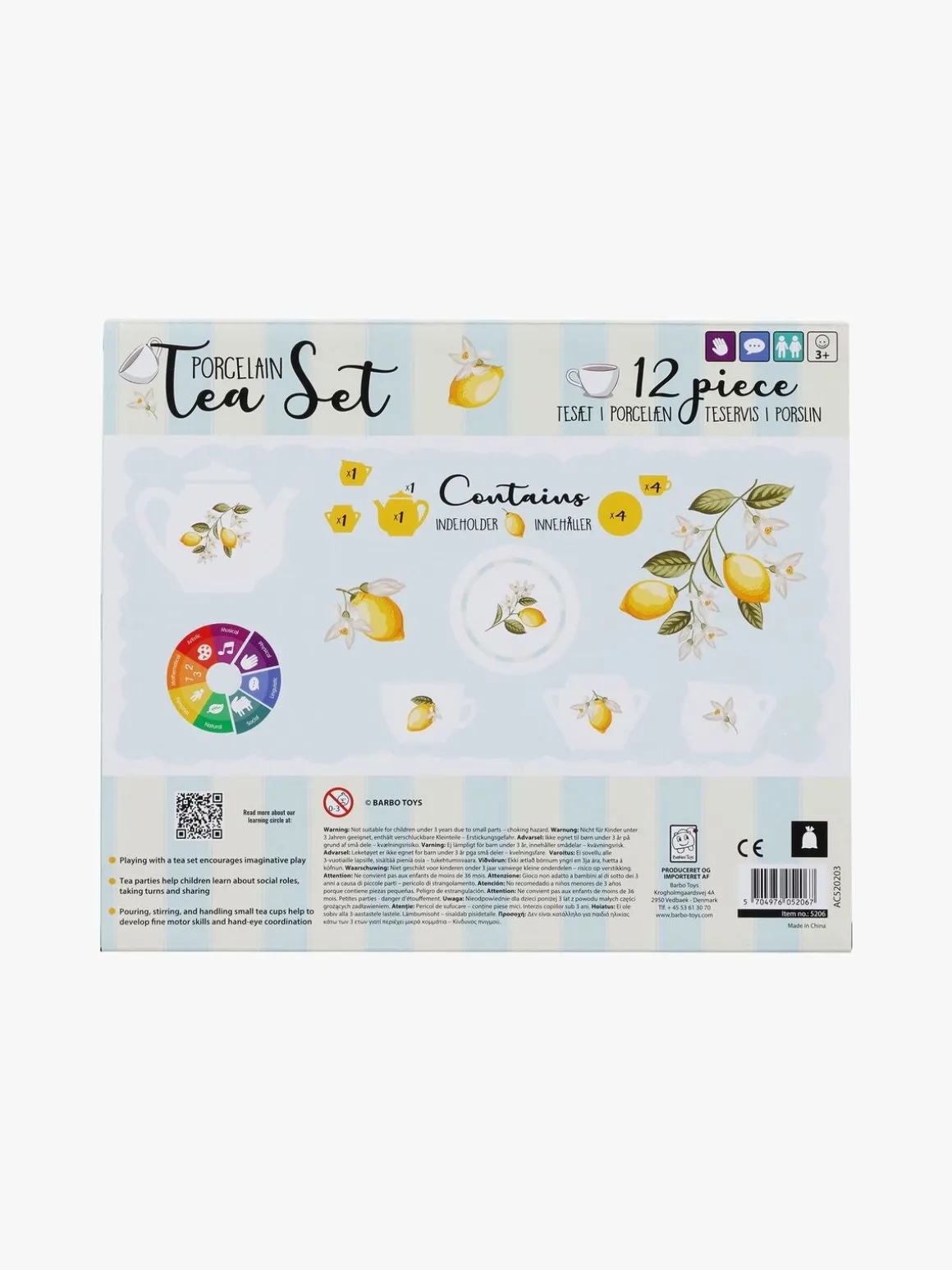 Barbo Toys Teservice Citron 12 Dele