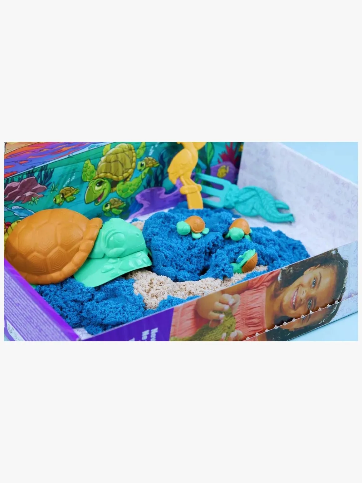 Kinetic Sand Turtle Strandsæt